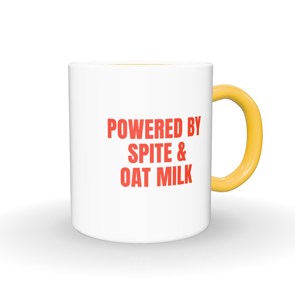 Powered by Spite & Oat Milk mug