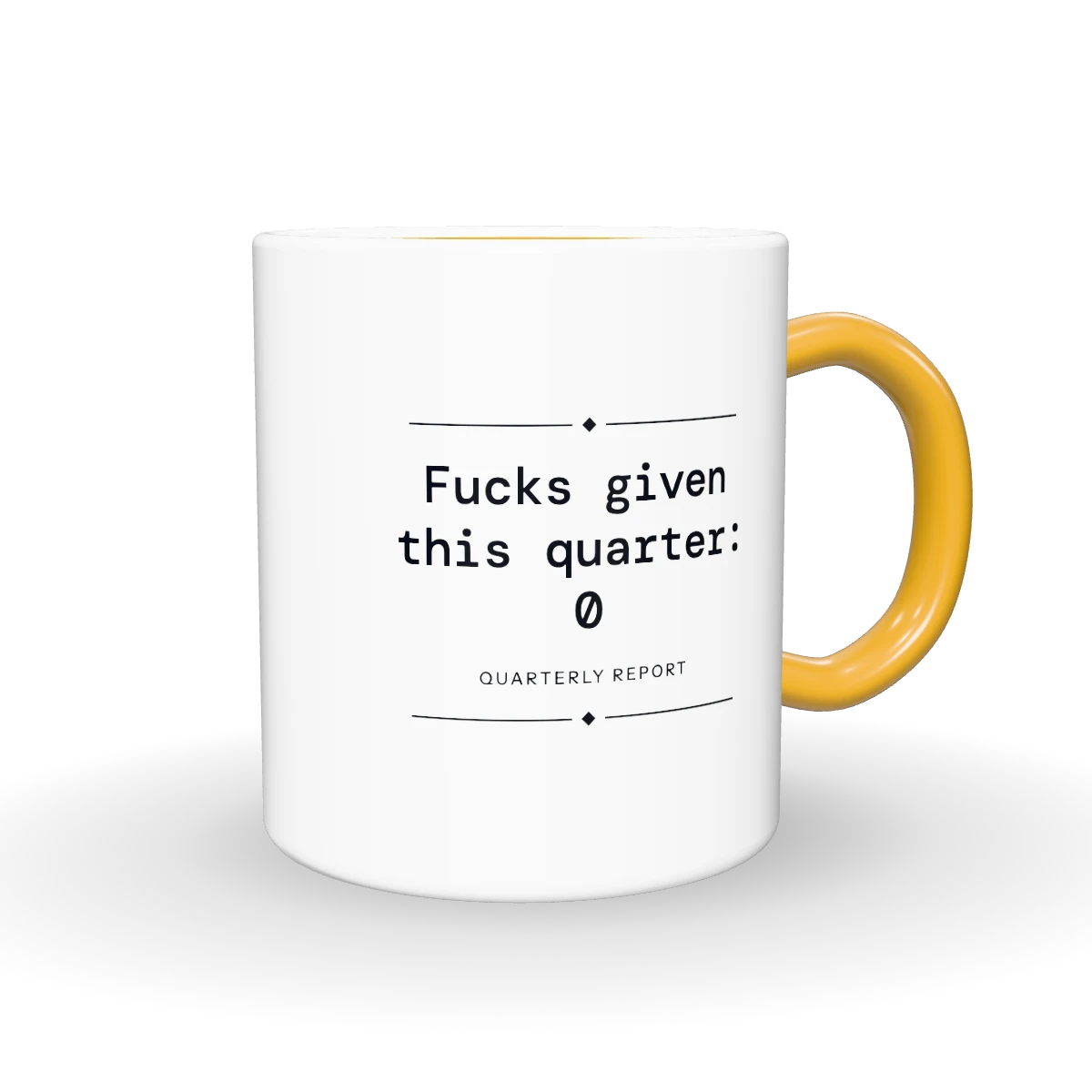 Quarterly Fucks Report bögre