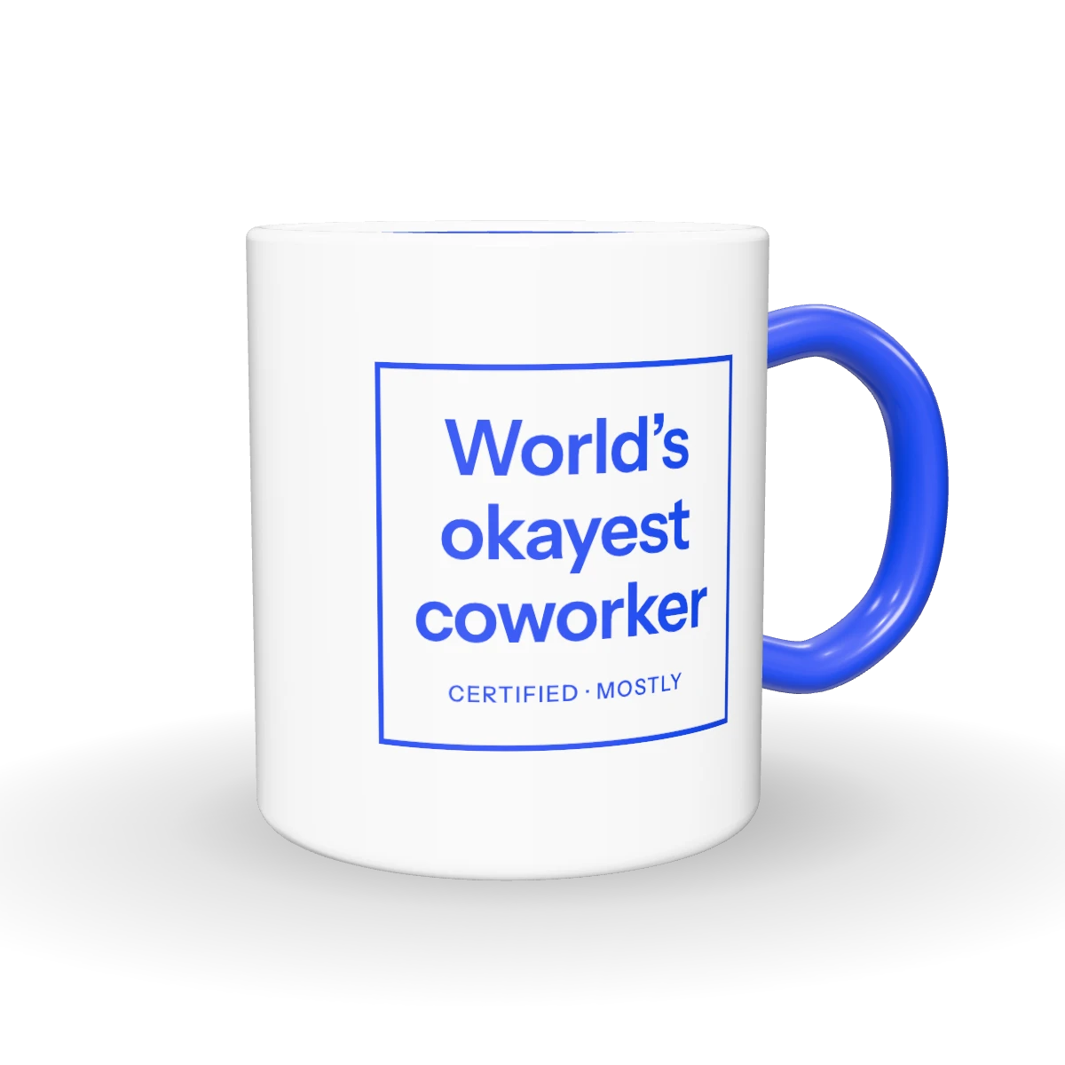 World’s Okayest Coworker mug